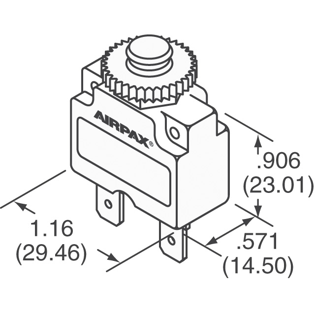 ATR20-A-63S-WB2-B-10.0A-2 Sensata-Airpax Leistungsschalter